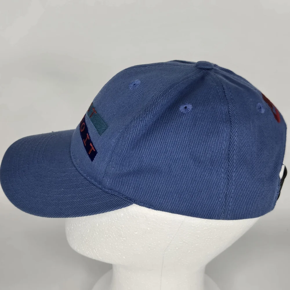 Vintage Nike Just Do It‎ Snapback Hat Cap Periwinkle Blue Youth Size Embroidered - Picture 3 of 6
